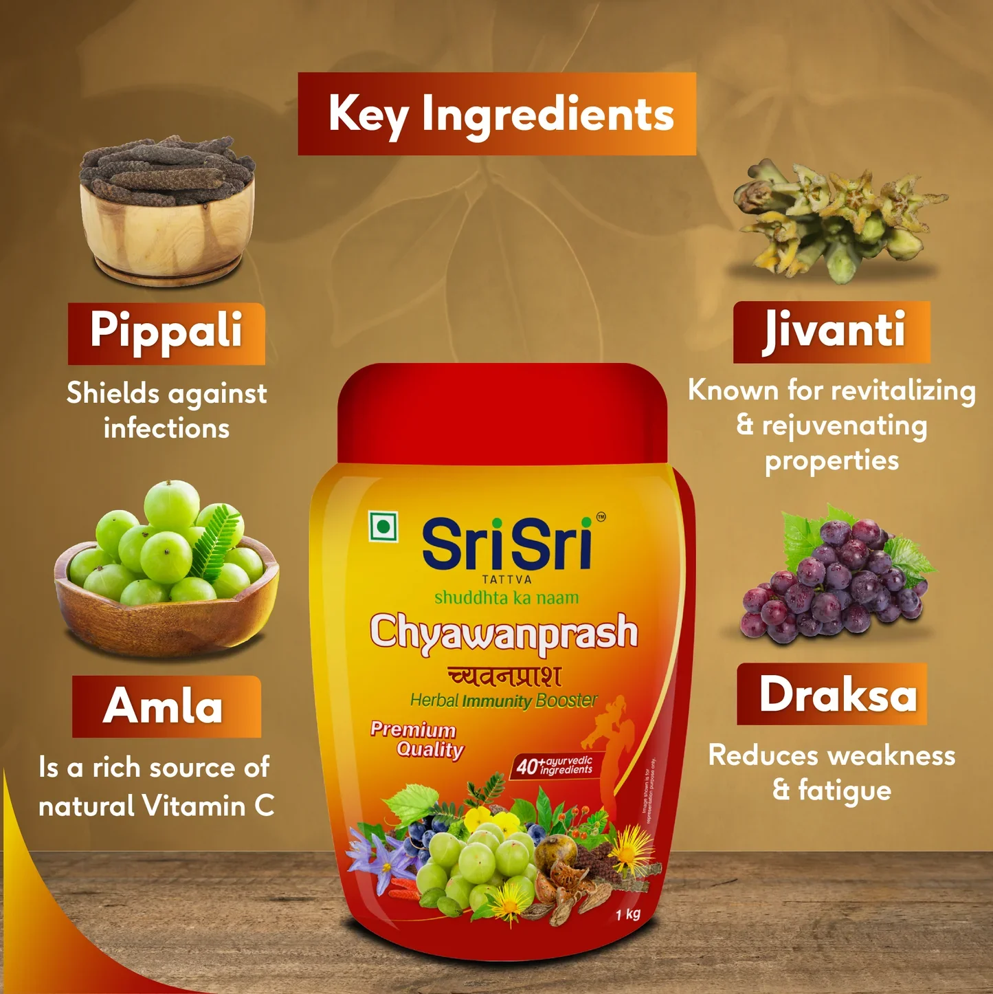 Boost Your Immunity Naturally with Sri Sri Ayurveda Chyawanprash - Herbal Immunity Booster (250 g)