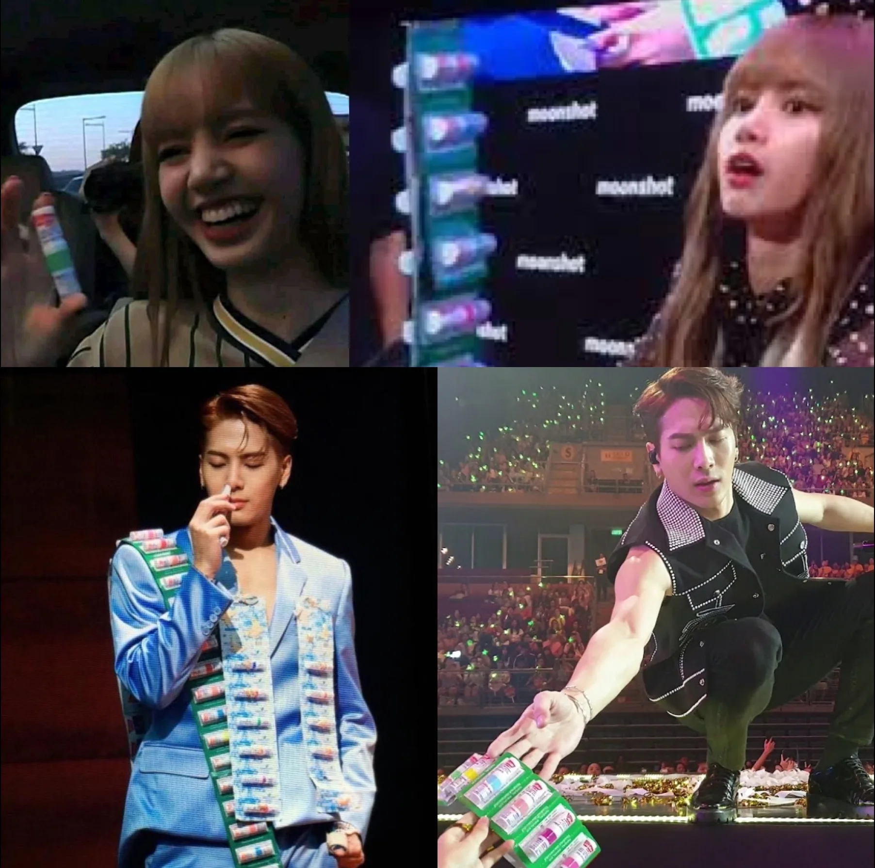 Original POY-SIAN Inhaler 1.7 ml 2 IN 1 Refreshing and Aroma Oil Stick Metered-dose inhaler (MDI) Made in Thailand Pack 60 pcs