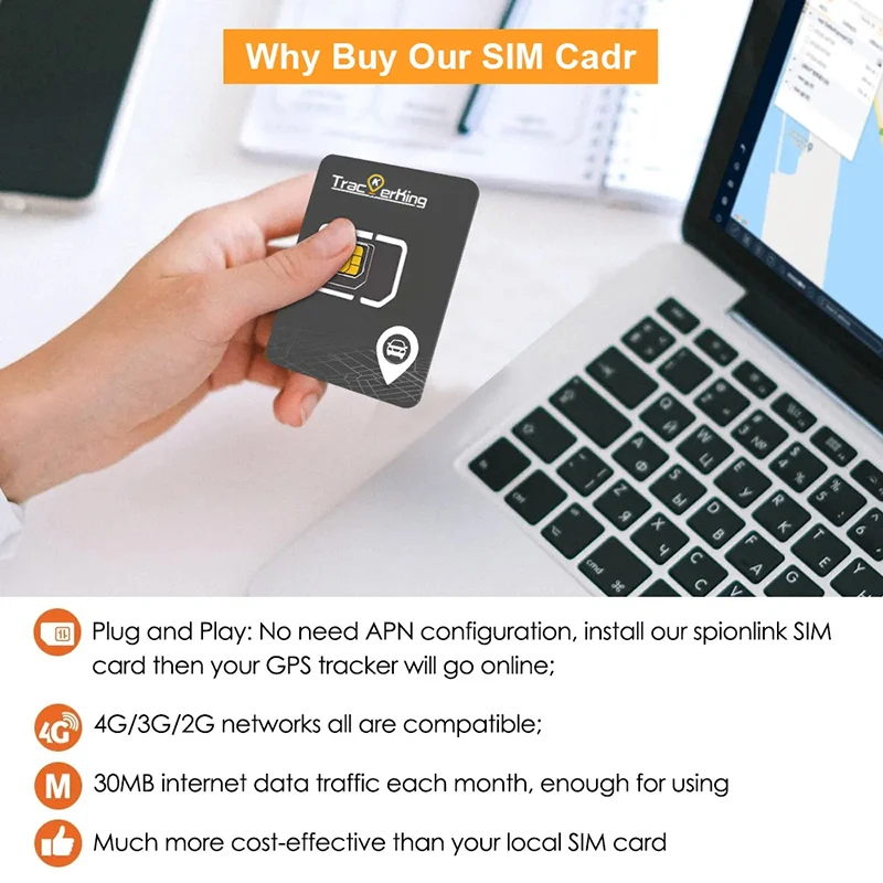 Wholesale TrackerKing M2M IoT SIM Card for GPS Tracker Long Time Data Retention