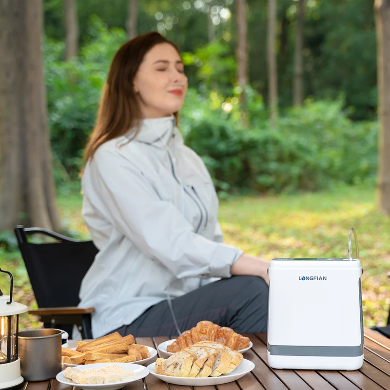 Pulse Dose Portable Mini Rechargeable Mobile Oxygen Concentrator With Battery