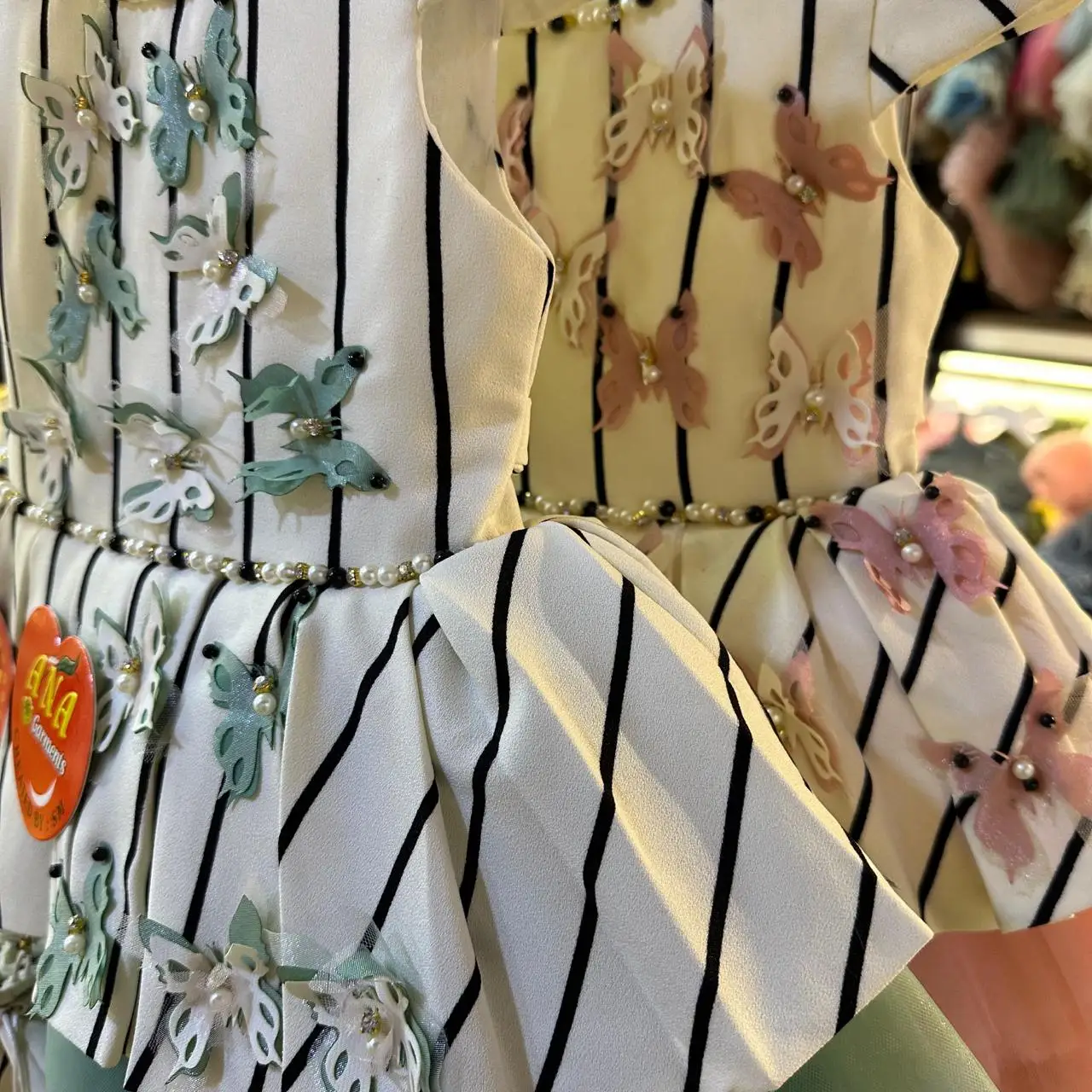 2024 very pretty butterfly kids clothes baby girl party dress patterns children dresses designs