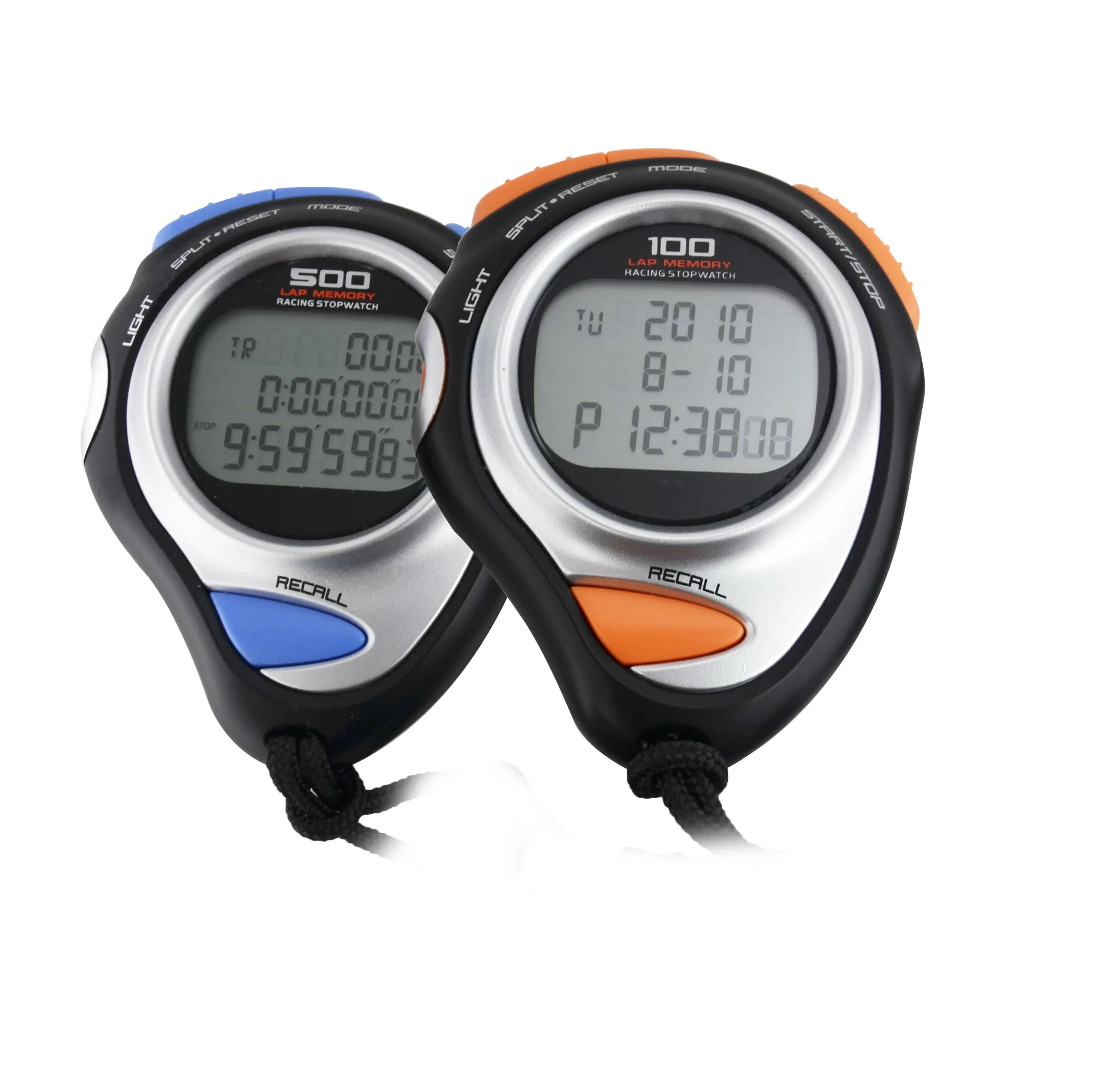 Electronic Professional Deportes Cronometros Digital Futbol Deportivo Stop Watch Handheld Three-Row Display Sport Stopwatch