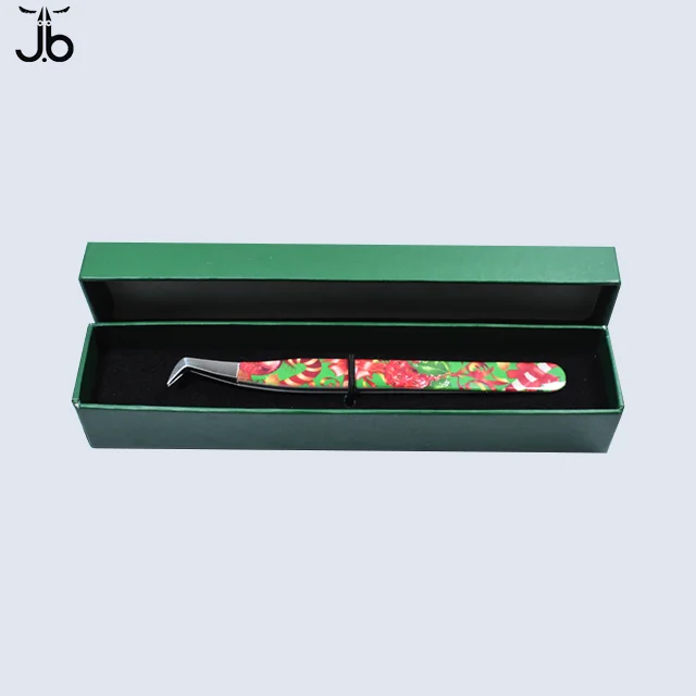 competitive prices eyelash tweezer Stainless Steel Hand Tested Wholesale Eyelash Extension Tweezer