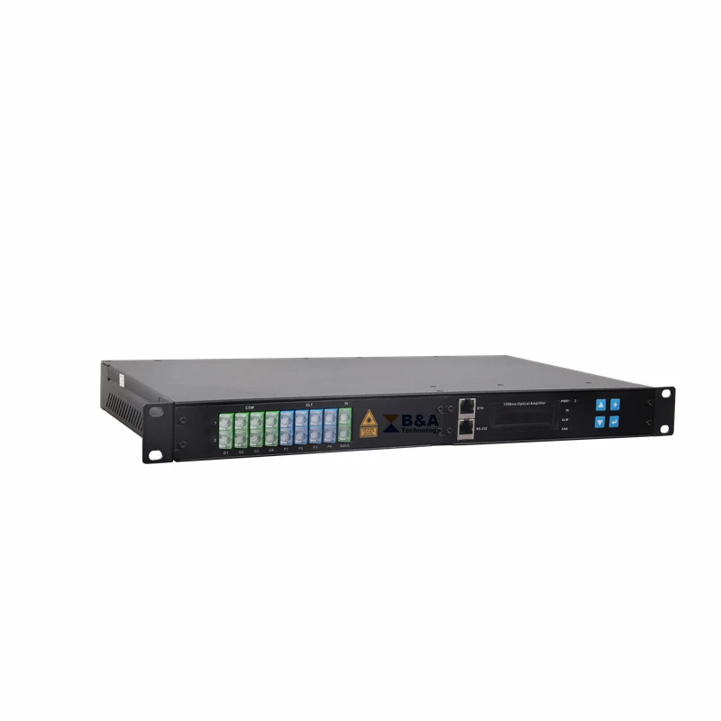 New design optical fiber amplifier edfa dwdm multi-ports 1u optical amplifier edfa