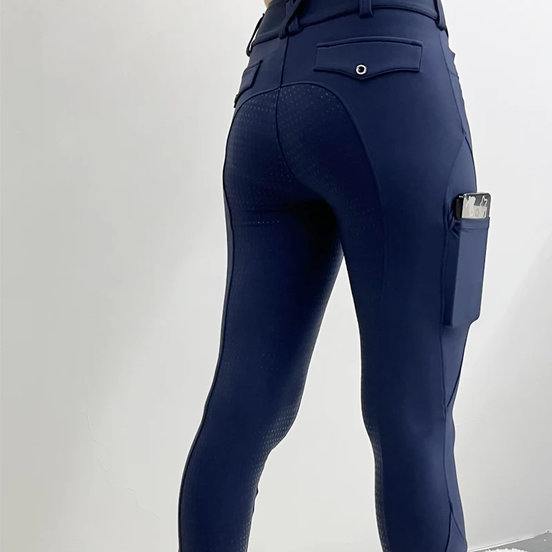 Full Seat Breeches Women Zipper Riding Tights Feamles Equestrian Jodhpurs Sportswear