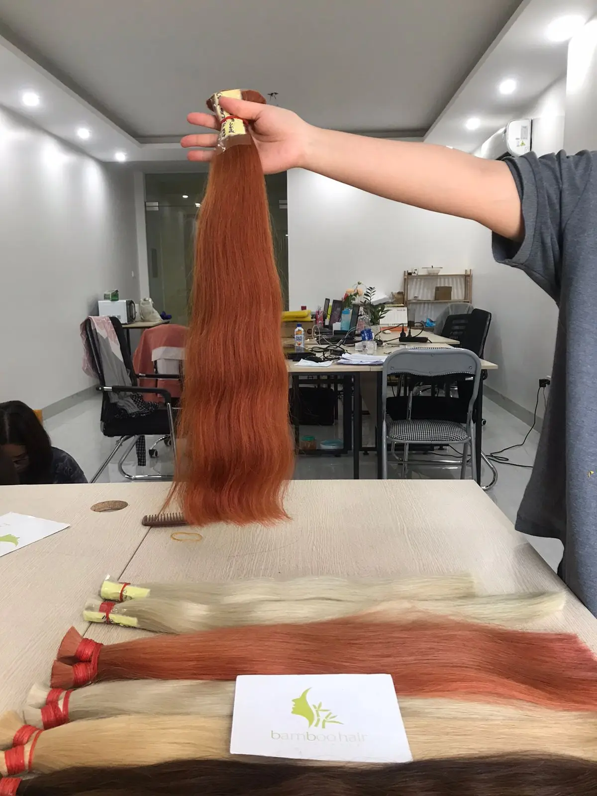 BAMBOOHAIR Russian Remy Piano Hair Extensions Double Drawn Hair Extensions Virgin Bulk Hair Wholesale from Vietnam