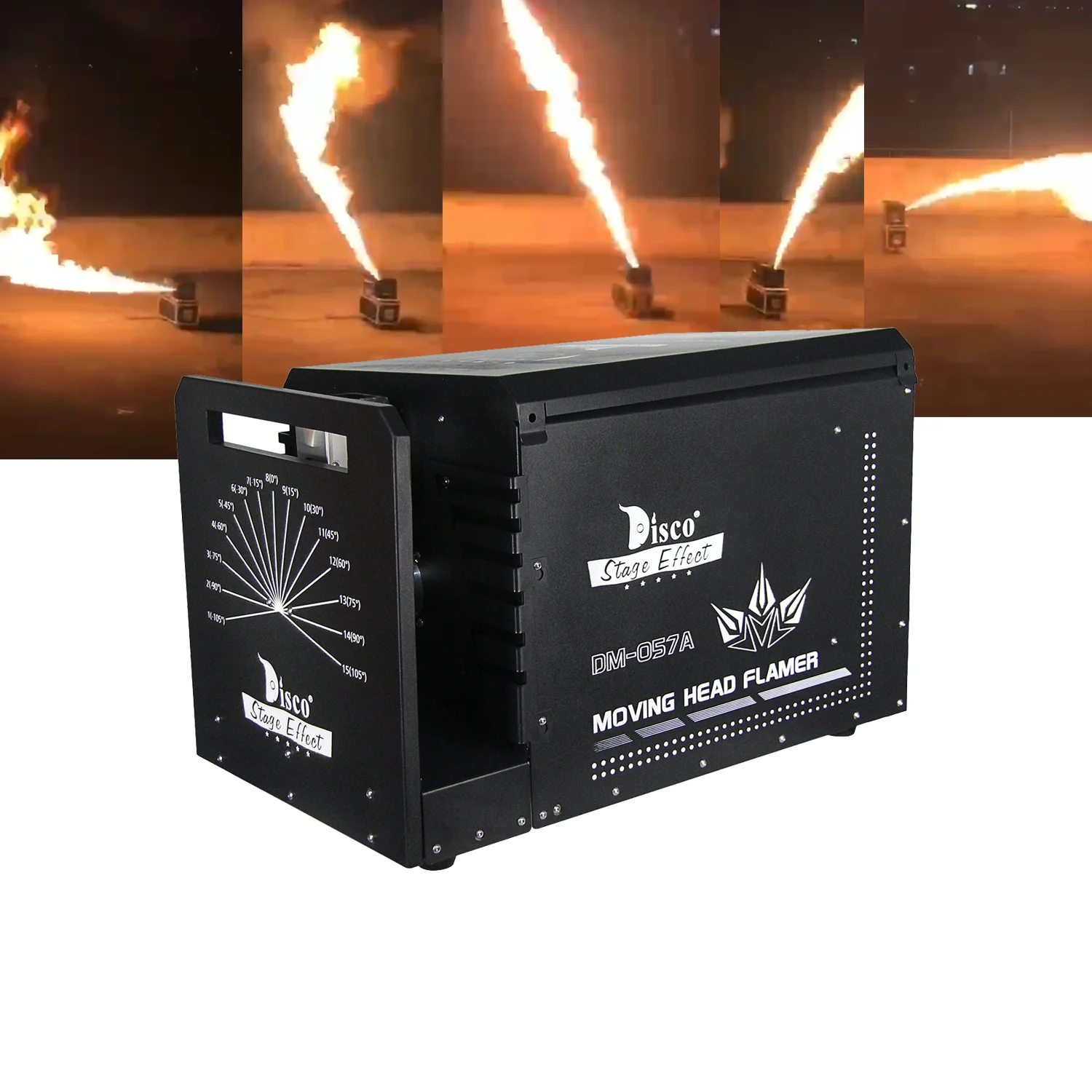 Прохладный DMX512 400 Вт машина для прядения пламени безопасная движения головы пожарная сцены и вечеринки