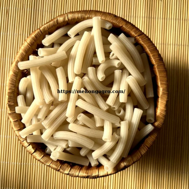 White/ Yellow Macaroni Rice Pasta for Snack With Natural Color OEM KOSHER Style  Whatsapp 84972678053