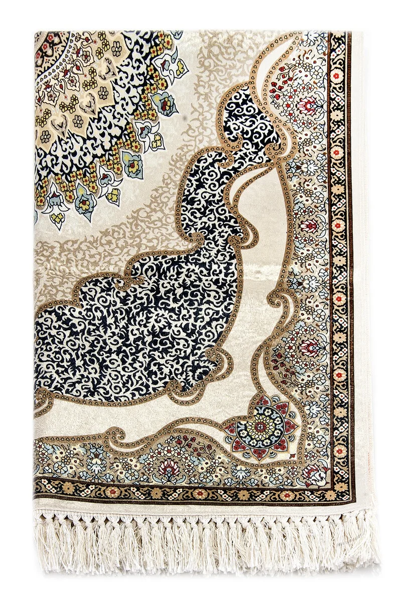Prayer Mat Muslim Praying Rug Traditional Islamic Accessories High Quality Sajjadah Print 290 Gram 70 * 124 Cm Wedding Gifts Low
