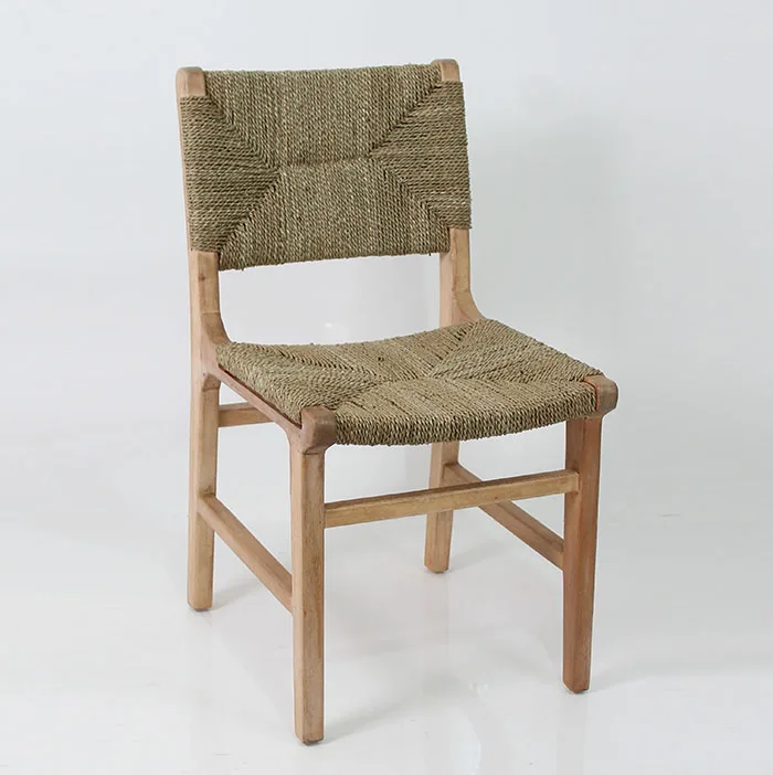 Seagrass Wood Chair from Indonesia
