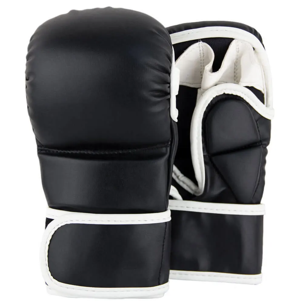 Latest Design Custom Made High Quality Genuine Leather MMA Fighting Gloves / Wholesale Professional MMA Gloves For Adult