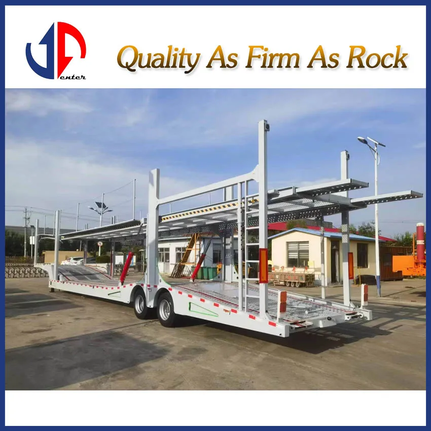 2-Axle Car Transport Trailer Vehicle Carrier Semi-Trailer for Construction Machinery for Car and Vehicle Transportation