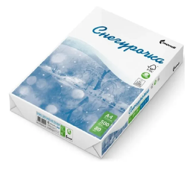 Paper Snow Maiden A4 80g / m2 500 sheets 110071, office school supplies printer papers Stationery for and home Printable Media