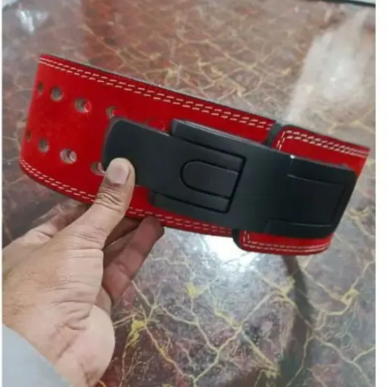 Cowhide Leather Adjustable Weight Lifting Belts for Sale Buckle Belt 10mm 13mm Thickness Genuine Leather Weightlifting Belt