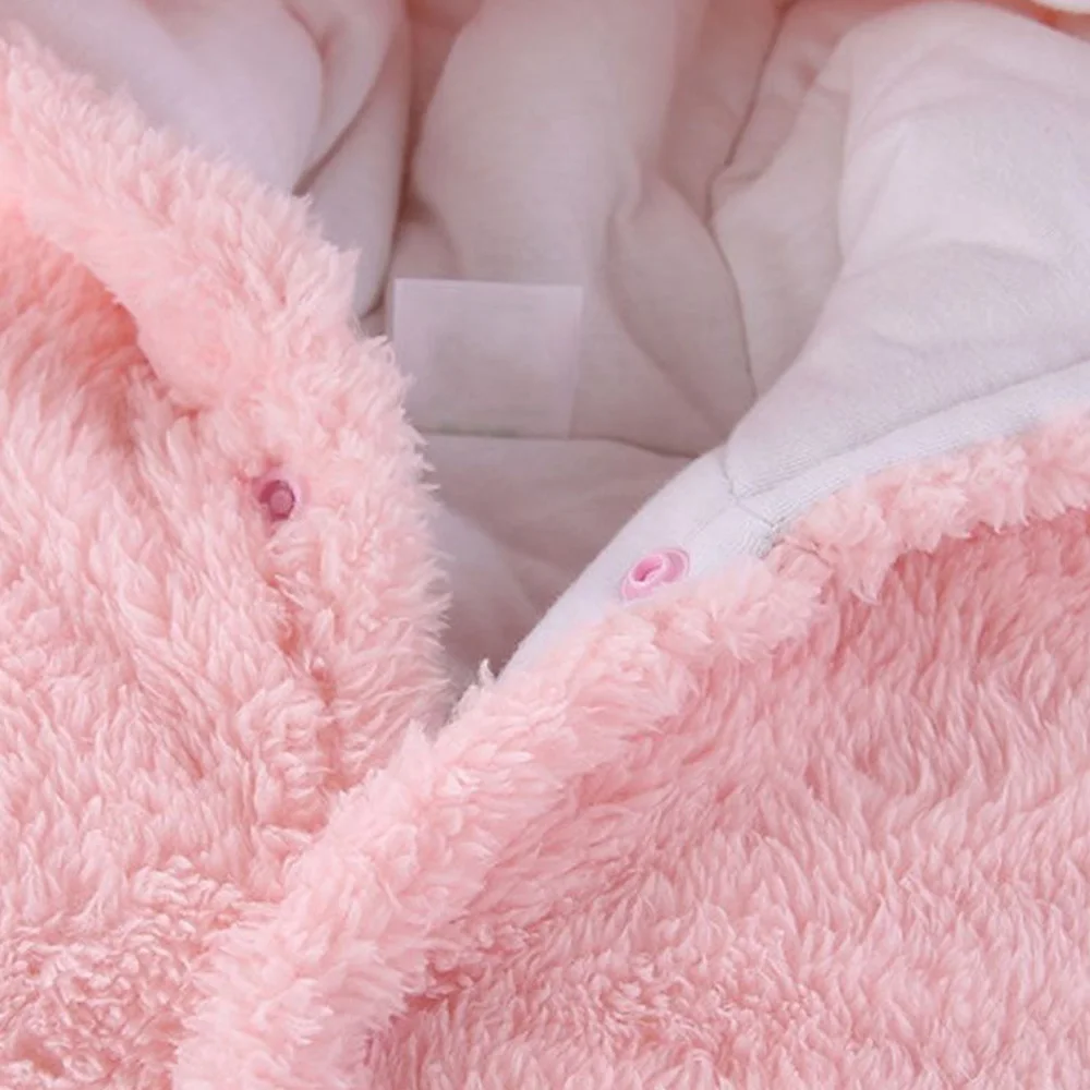 Latest Arrival Thickened Winter Full Cover Romper For New Born Baby Girls / Wholesale Price Baby Clothes Long Sleeve Romper