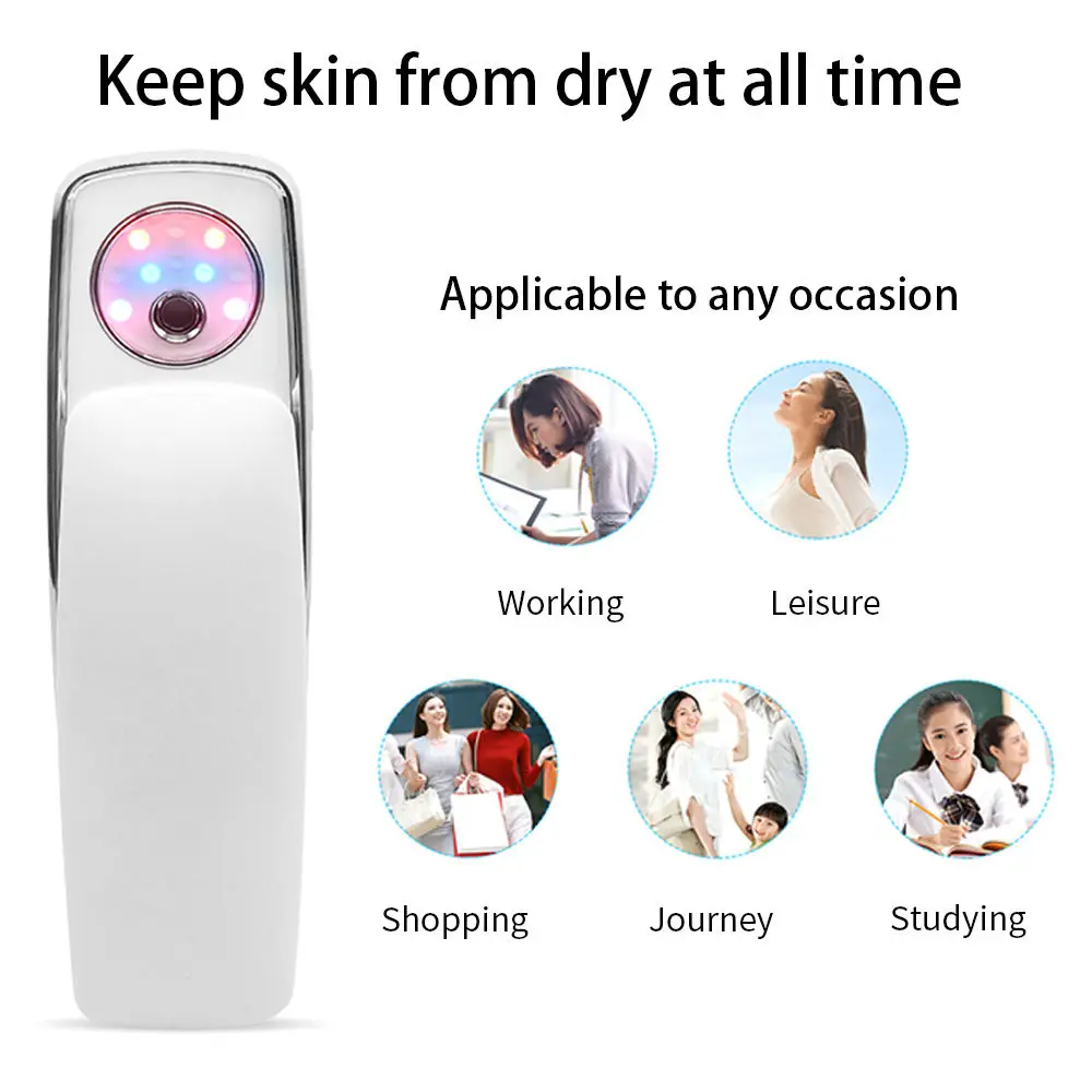 Высококачественный индивидуальный домашний паровой аппарат для лица спа-сауна быстрое распыление светодиодный