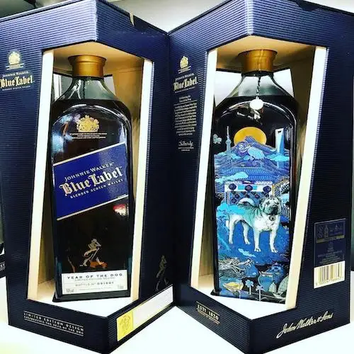 Лучшие по рейтингу смешанный Шотландский Виски Johnnie Walker Blue Label 750 мл Самые продаваемые бутылки для виски с синей этикеткой упакованные в оптовые коробки