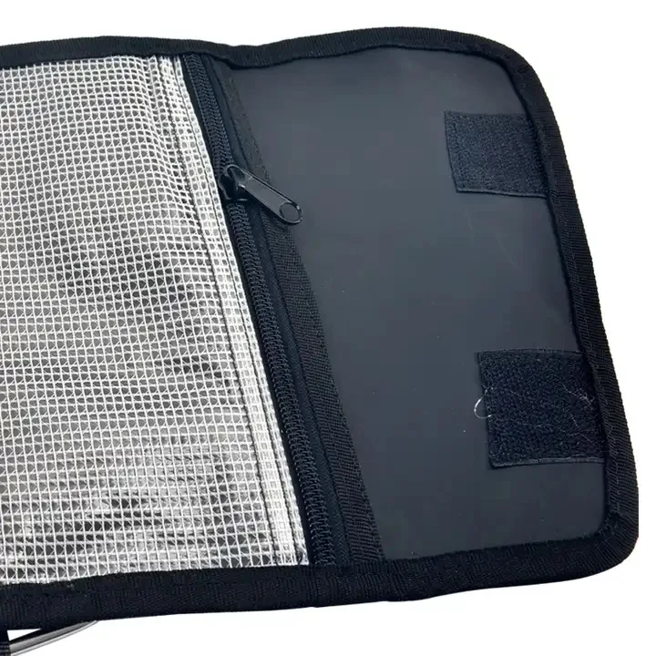 Top Sale Soft PVC Sport Lure Bags Waterproof Breathable Six Transparent Zipper Fishing Accessories 4 Colors Nylon Outdoor Use