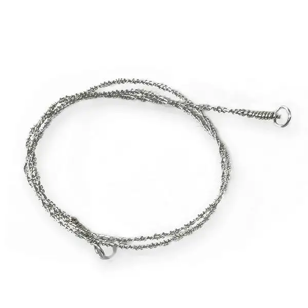 Gigli Saw Wire Set With Two Handles Rust Free Reusable Stainless Steel Orthopedic Surgical Instruments