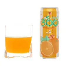 Hot Product Beverage Manufacturer Thaicom Brand 350Ml Pet Bottle of Orange Juice