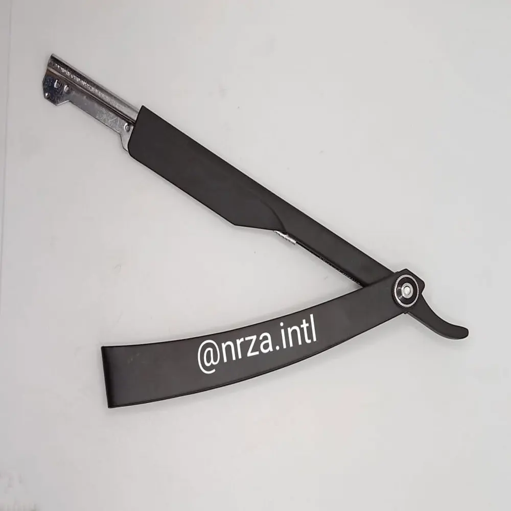 Stainless Steel Shaving Razor with Disposable Blade for Barber Salon Beard Face Body Bikini Shaving Knife Cut Throat Razor