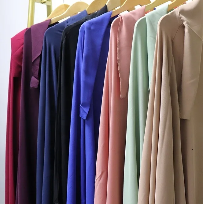 Elastic sleeve dubai open embroidery elegant graceful muslim 2022 new style Glory abaya Muslim Dress Outer Abaya Set Women