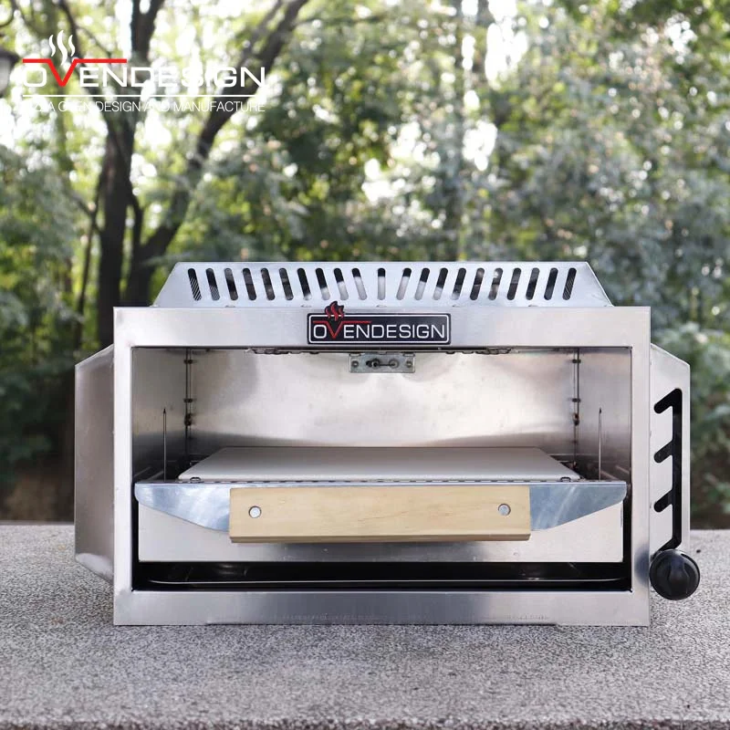 Газовая печь для пиццы из нержавеющей стали Ovendesign со встроенной инфракрасной машиной на продажу