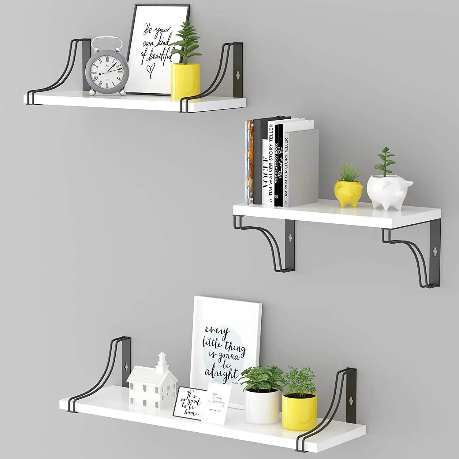 Natural Rustic Solid Wood Wall Shelves Decorative Wall Shelves Wall Mount Rustic Wood Floating Shelves For Home