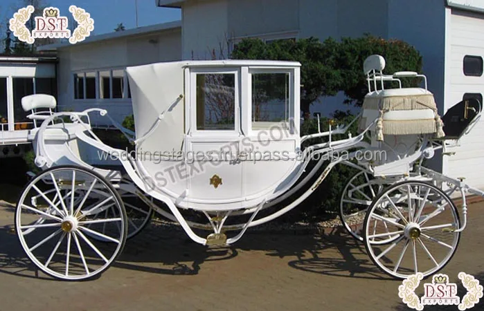 Touring Horse Drawn Carriages with Double Hood English Touring Black Horse Carriage With Hood Horse Drawn Carriages Manufacturer