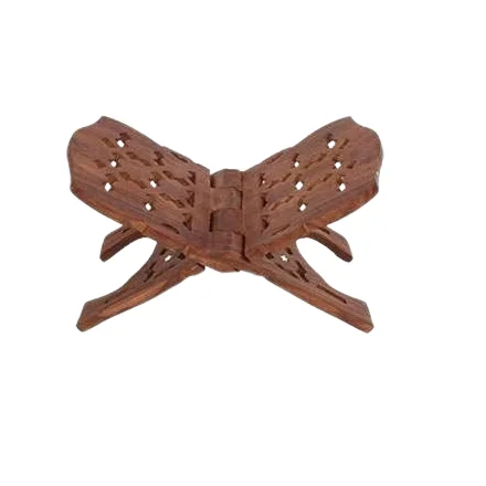 Stylish elegant Wooden Quran Stand Rahel Handmade Carved Wood Stands Tawla Special Design For Muslims Islamic Quran Holder