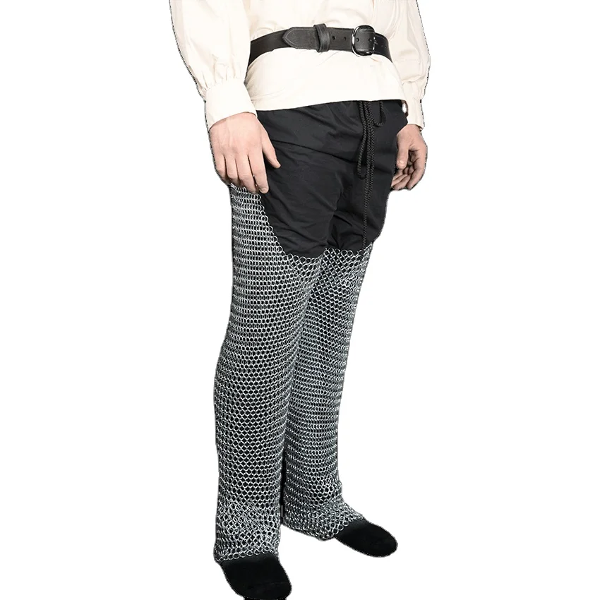 Medieval Renaissance Battle Ready Chausses Chainmail Chain Mail Leggings Armor