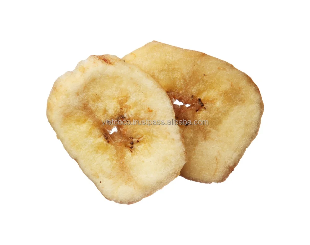 Sliced Dried Banana Chips Dried Fruits From Vietnam Retail Bulk Air Packing
