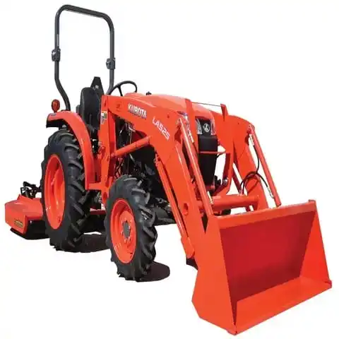 KUBOTA B2601Compact трактор, погрузчик/ковш и косилка комбо доступны для покупки