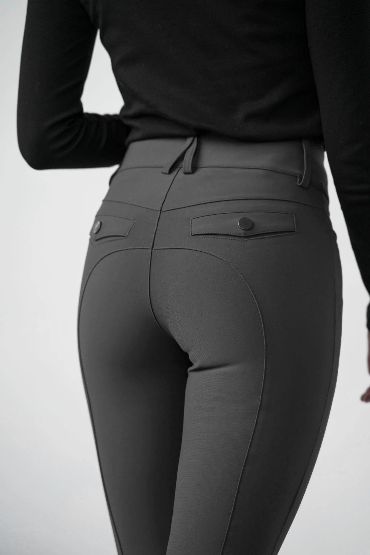 New Arrival Latest Design Grey Women Comfortable Horse Riding Breeches Equitation Leggings Breathable Equestrian Clothing