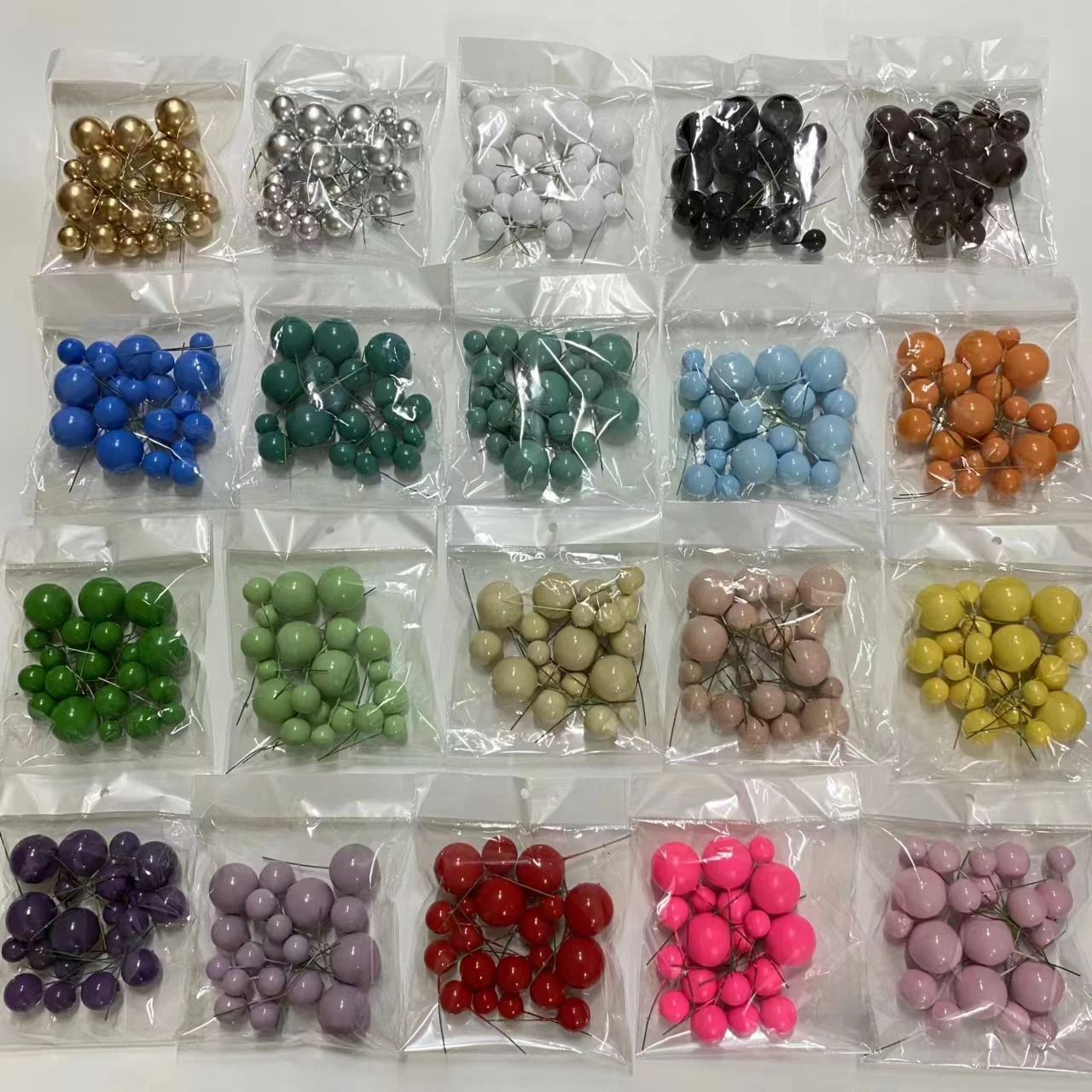 2024 Новые блестящие Лидер продаж золотые шары искусственные топперы для торта украшения рождественских тортов поставщики