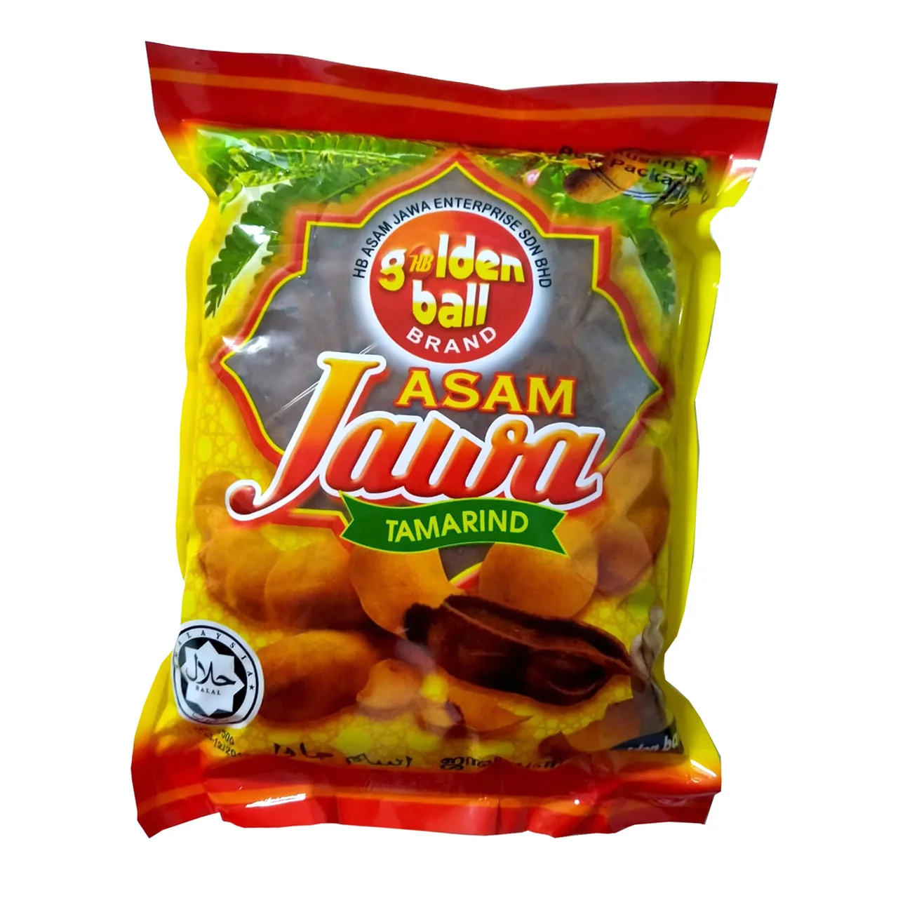 Cooking Single Spice Good Grade Malaysia Supplier Tamarind Paste with Seed 5kg Block Pack in Plastic