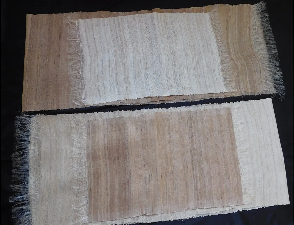 custom made table runners and table mats made from tussah and ghicha silks  ideal for home decoration and home textile stores