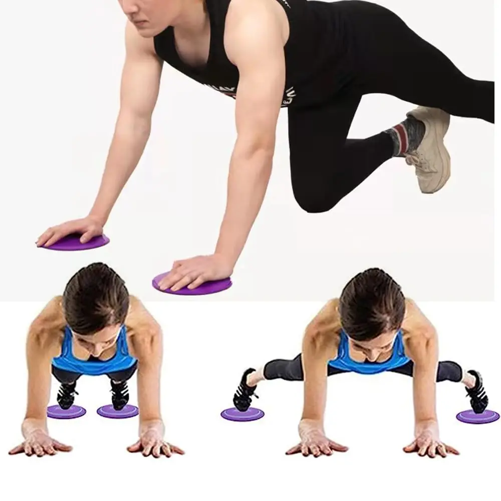 Custom Push-Up Floors Sliding Gym Pilates Gliders Ab Exercise Core Sliders Fitness Workout Gliding Discs
