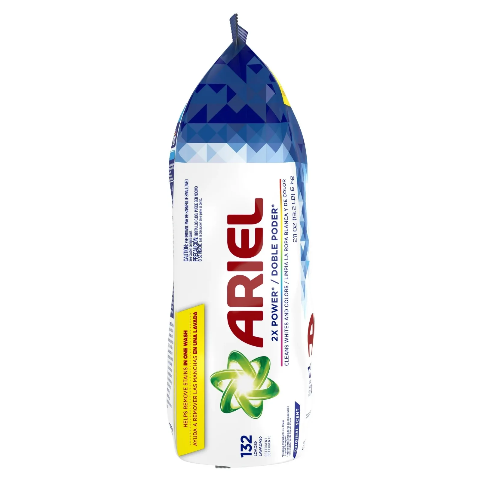 Ariel Powder Laundry Detergent, Original Scent, 211 ounces 132 Loads, (Pack of 1)