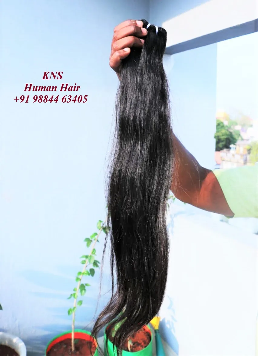 Silky straight weave hair