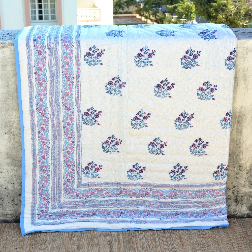 100% чистый хлопок Jaipuri Razai источник напрямую от производителя в Индии