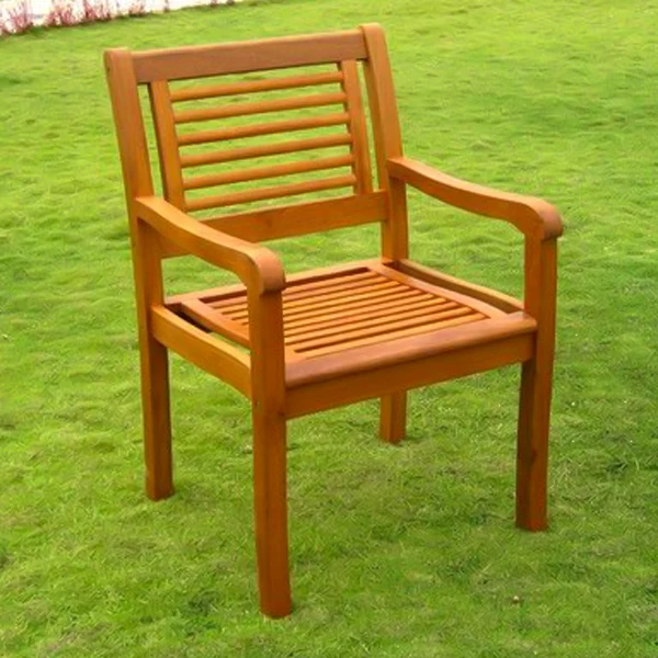 teak patio arm chair Brighton for dining outdoor - garden furniture made in Indonesia