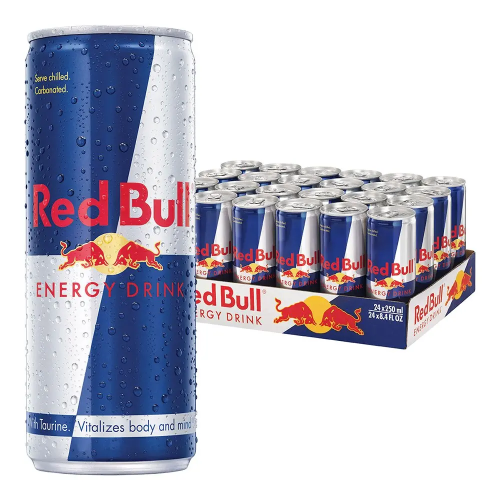 Энергетические напитки Red Bull 250 мл 355 477 желтого света кофеин для продажи с