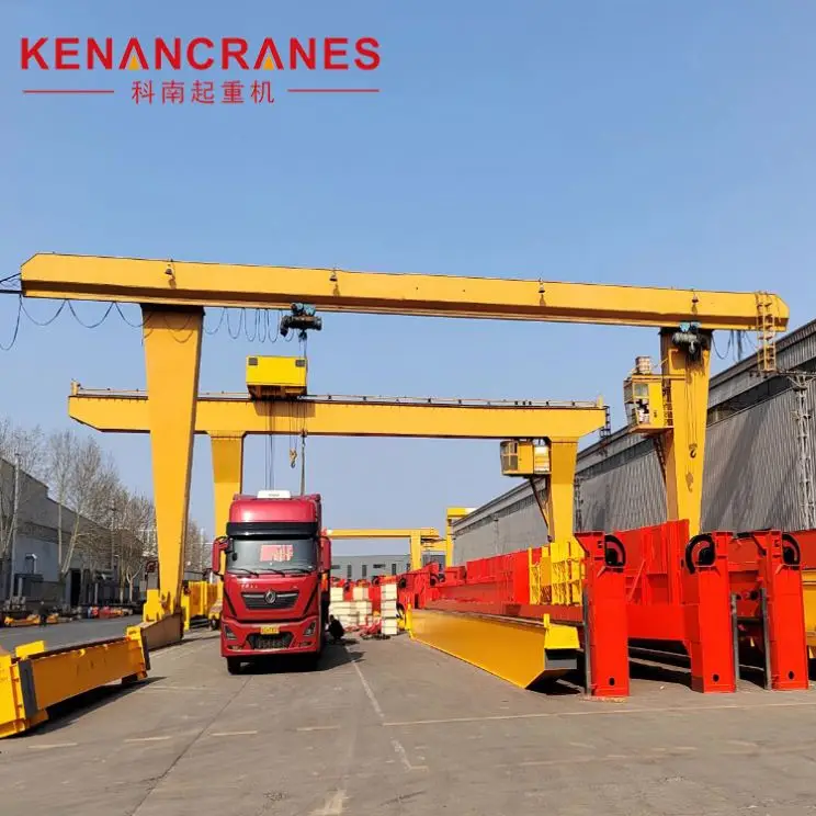 Kino Cranes 6 7 8 9 Ton Single Girder Mobile Gantry Crane