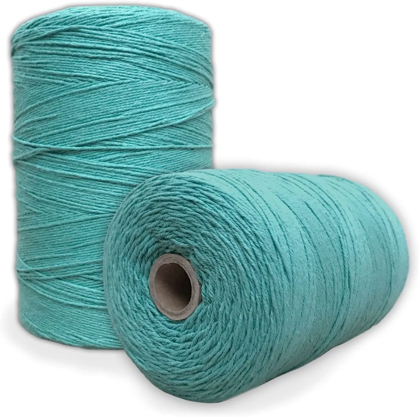 Wholesale 100% Polyester GRS Certified 32s/2 Spun Yarn 150d Filament Dyed Colored with Recycled Cotton Available in Many Colors