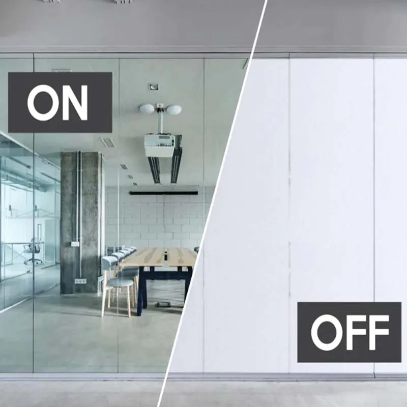 1,5x50 м рулон белого цвета PDLC smart privacy tint film factory