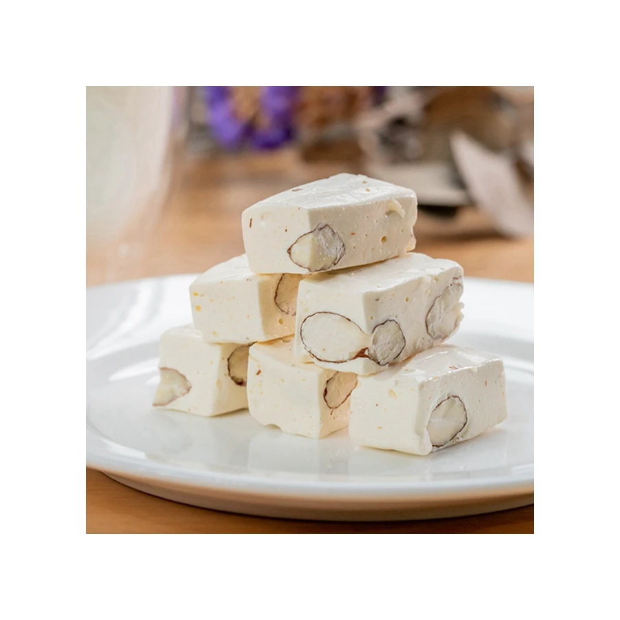 Manufacturer Bar Gummy Chewy Milk Snack Mandorlato Honey Nut Nougat Candy