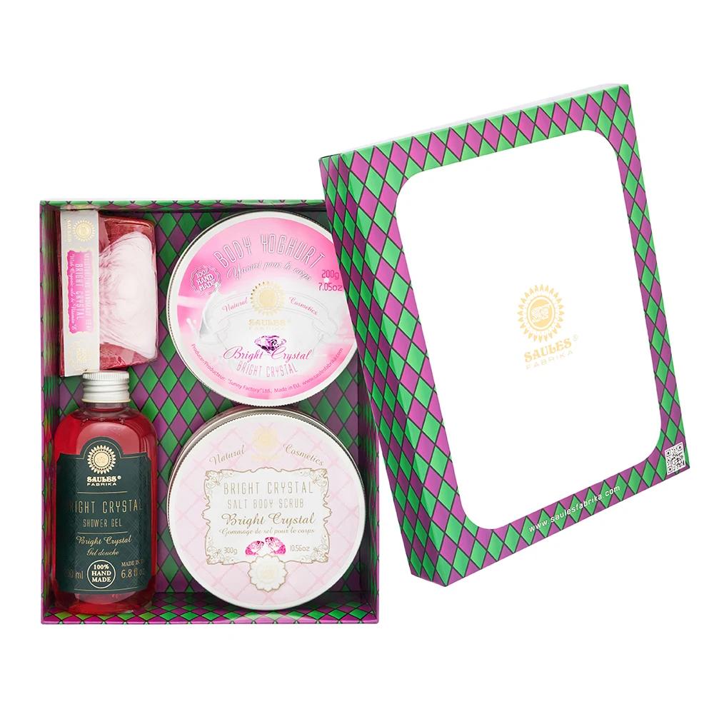 Private Label Custom Logo Beauty Care Exfoliating Spa Gift Set Birthday Gift Women Celebration Gift Box