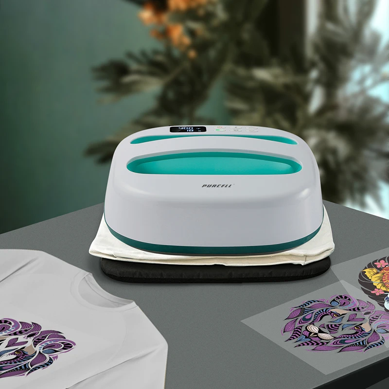 Modern Electric Products 2024 Home Use Portable Sublimation Hand Press Mini Smart Machine Sublimation Hand Held Iron Heat Press