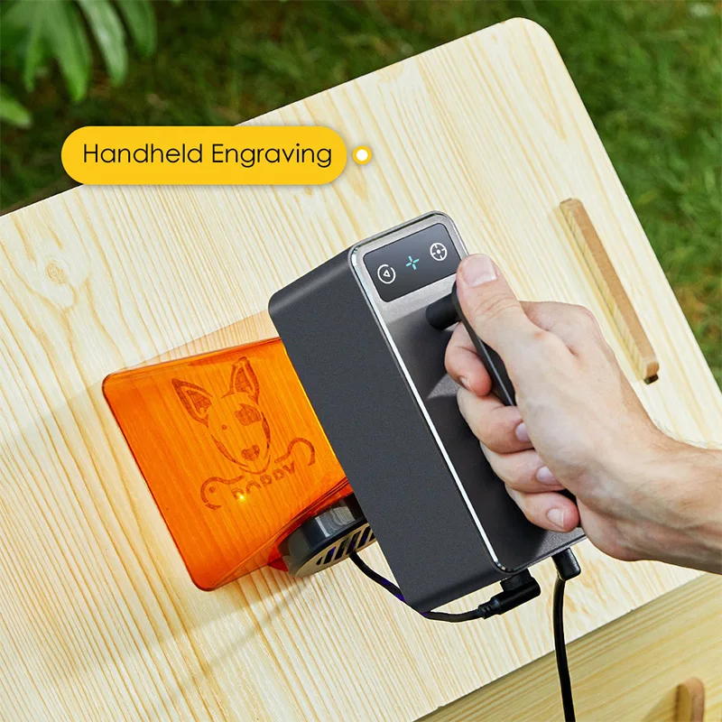 LaserPecker 2 450nm Portable   Engraver 600mm/s Super Fast Engraving High Accuracy Phone and PC   Engraving Machine